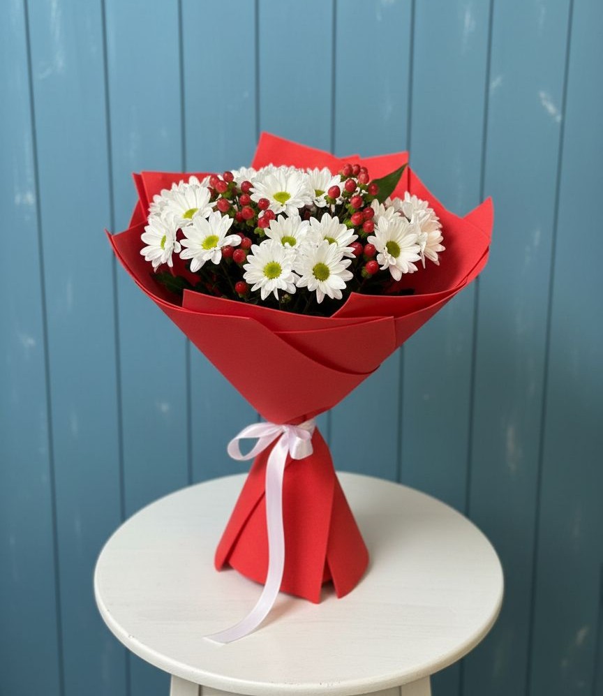 Букет цветов из: Хризантемы в Вырице