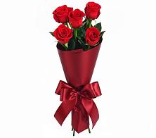 Букет 5 Красных роз Эдлесс Лав в Вырице