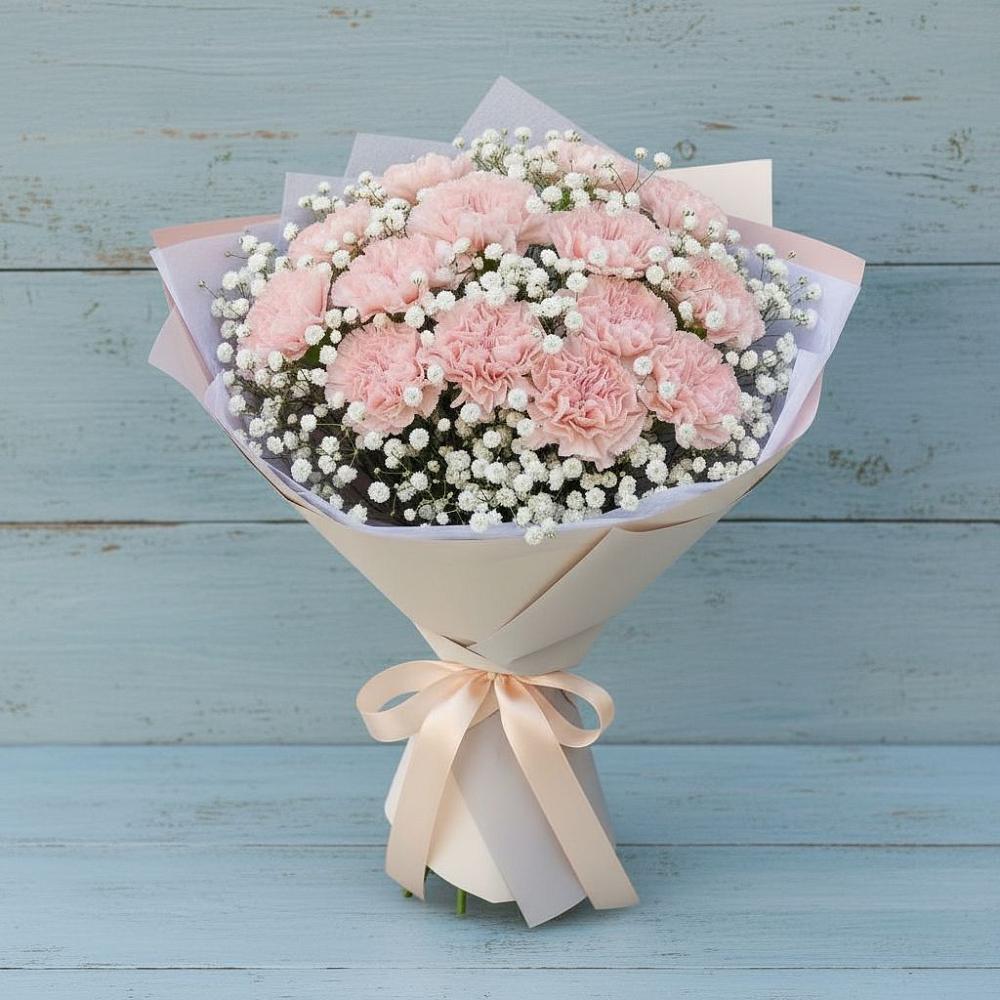 Букет цветов из: Гвоздики в Вырице