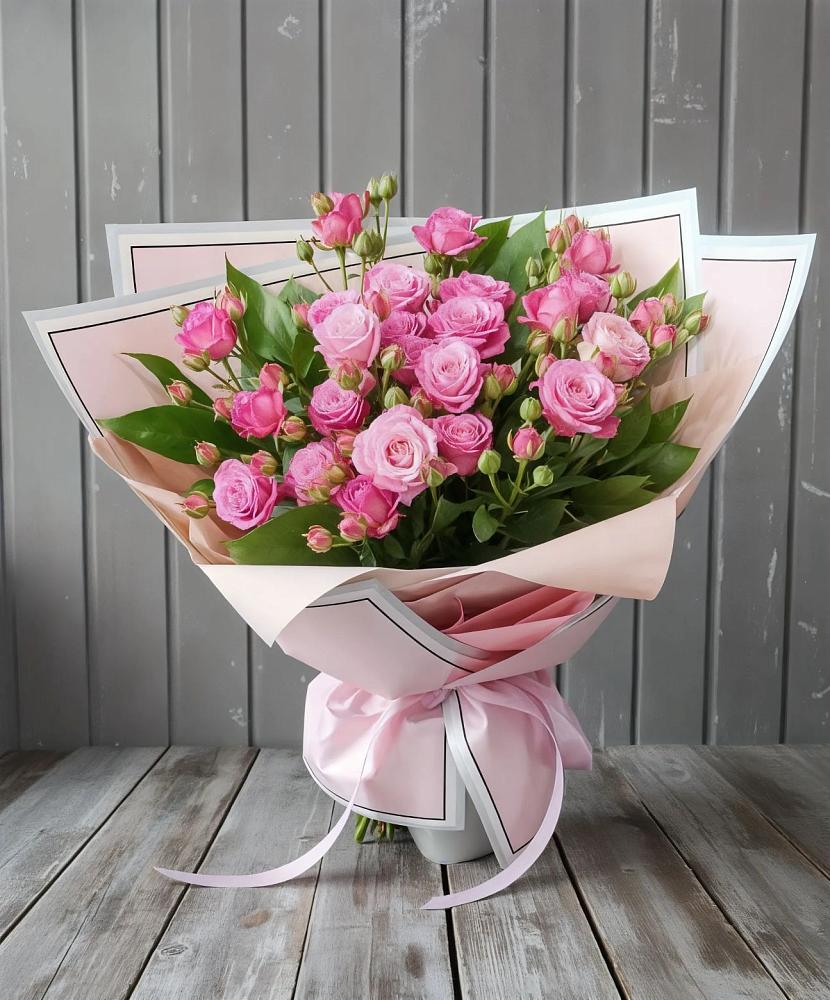 Букет Розовый кустик в Вырице