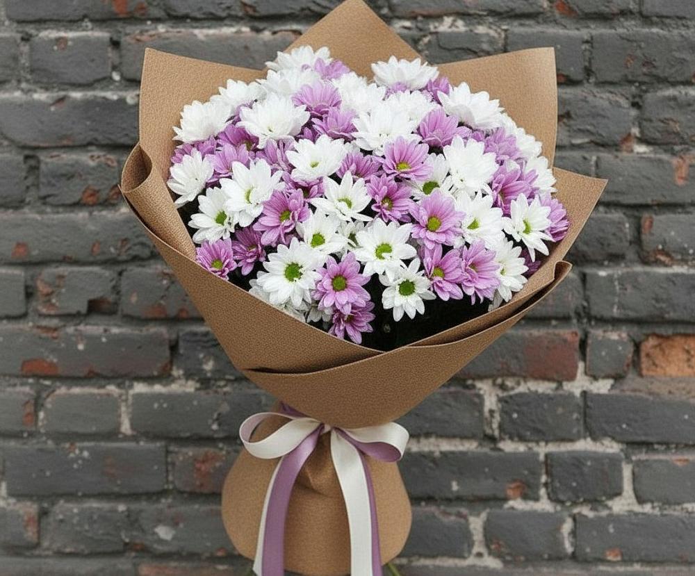 Букет цветов из: Хризантемы в Вырице