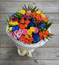 Букет цветов из:  Розы и Хризантемы в Вырице
