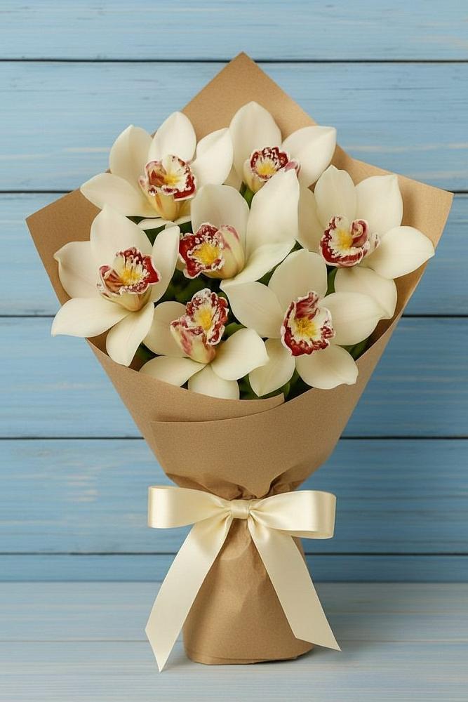 Букет цветов из: Орхидеи и Розы в Вырице